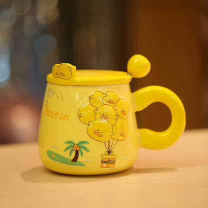 Jolie tasse en céramique à motif de dessin animé