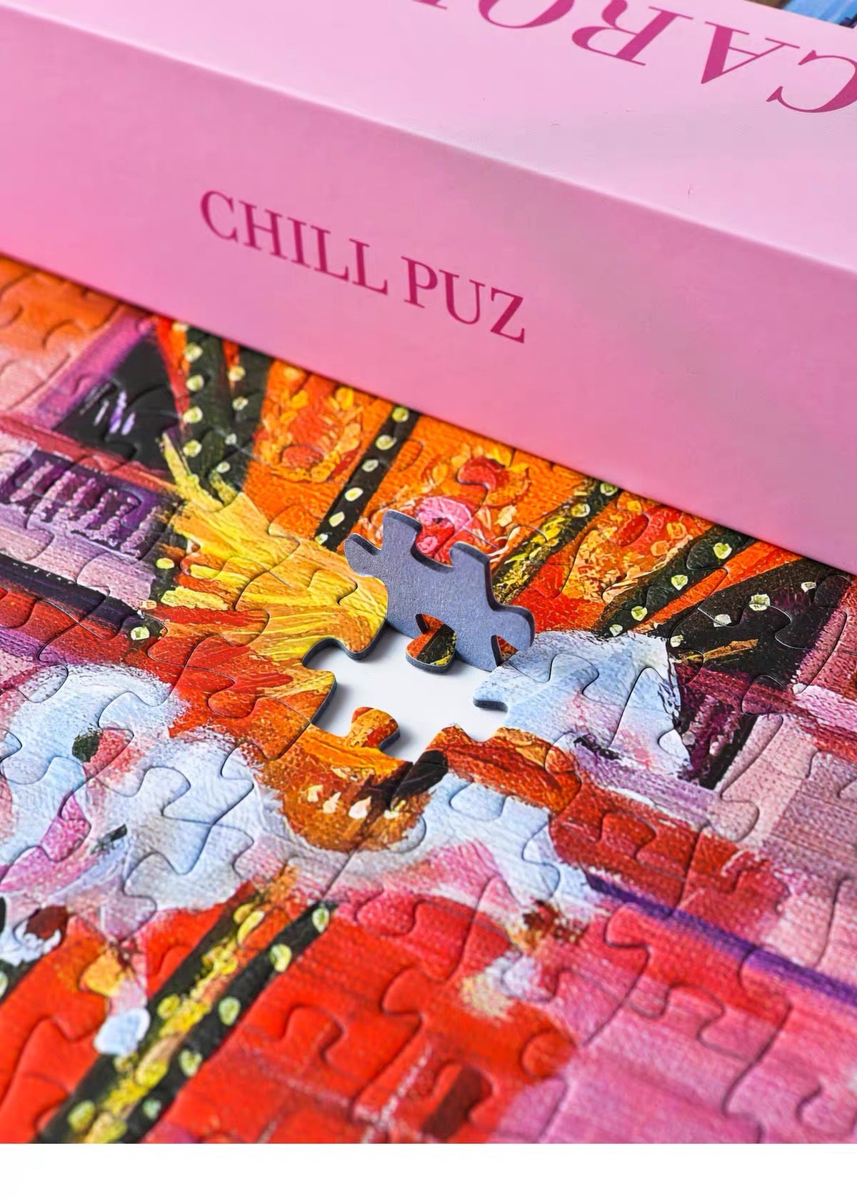 CHILL PUZ Carousel 500 Piece Jigsaw Puzzle CHILL PUZ