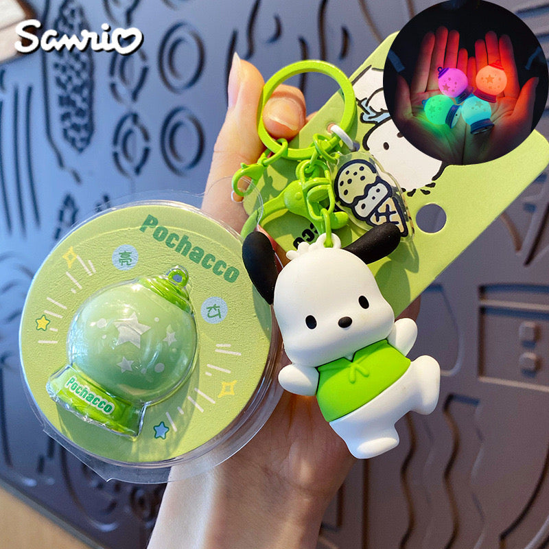 Sanrio Shining Planet Keychain – Cute Cartoon Bag Charm & Pendant