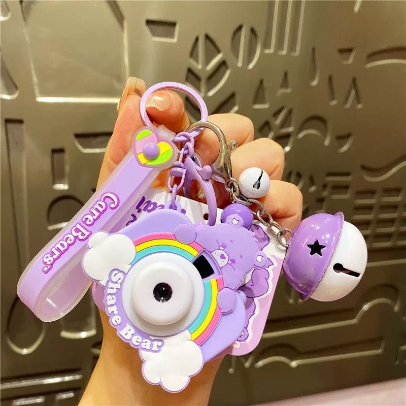 Cute Care Bears Projection Camera Keychain