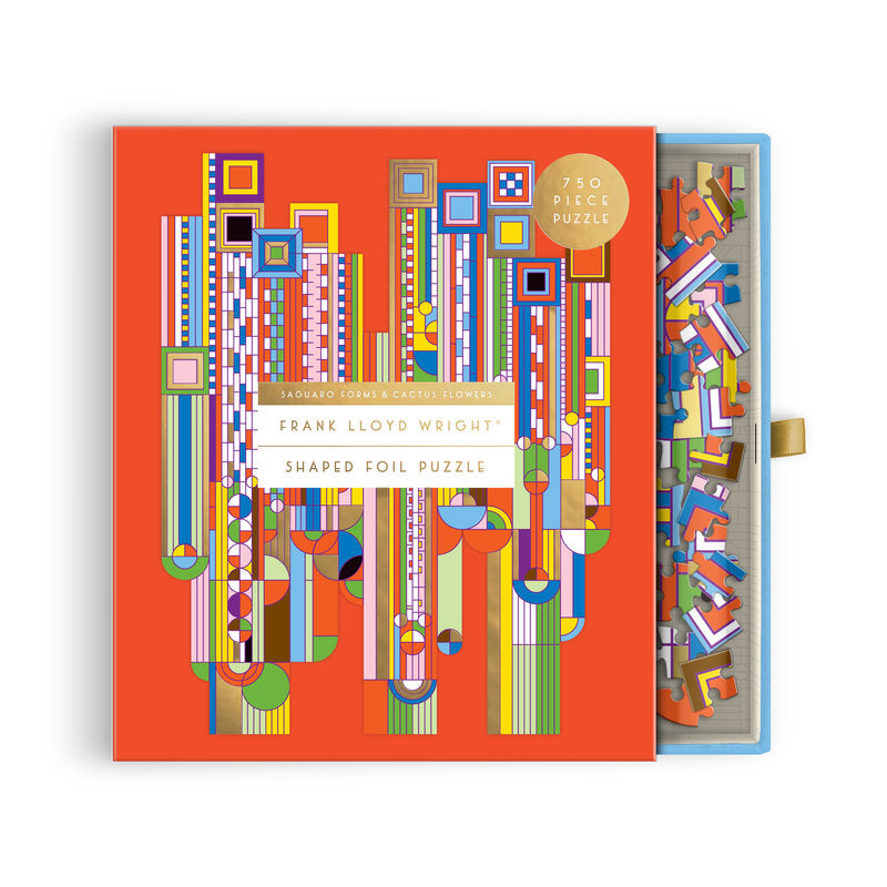Saguaro Cactus & Forms 750 Piece Shaped Foil Puzzle