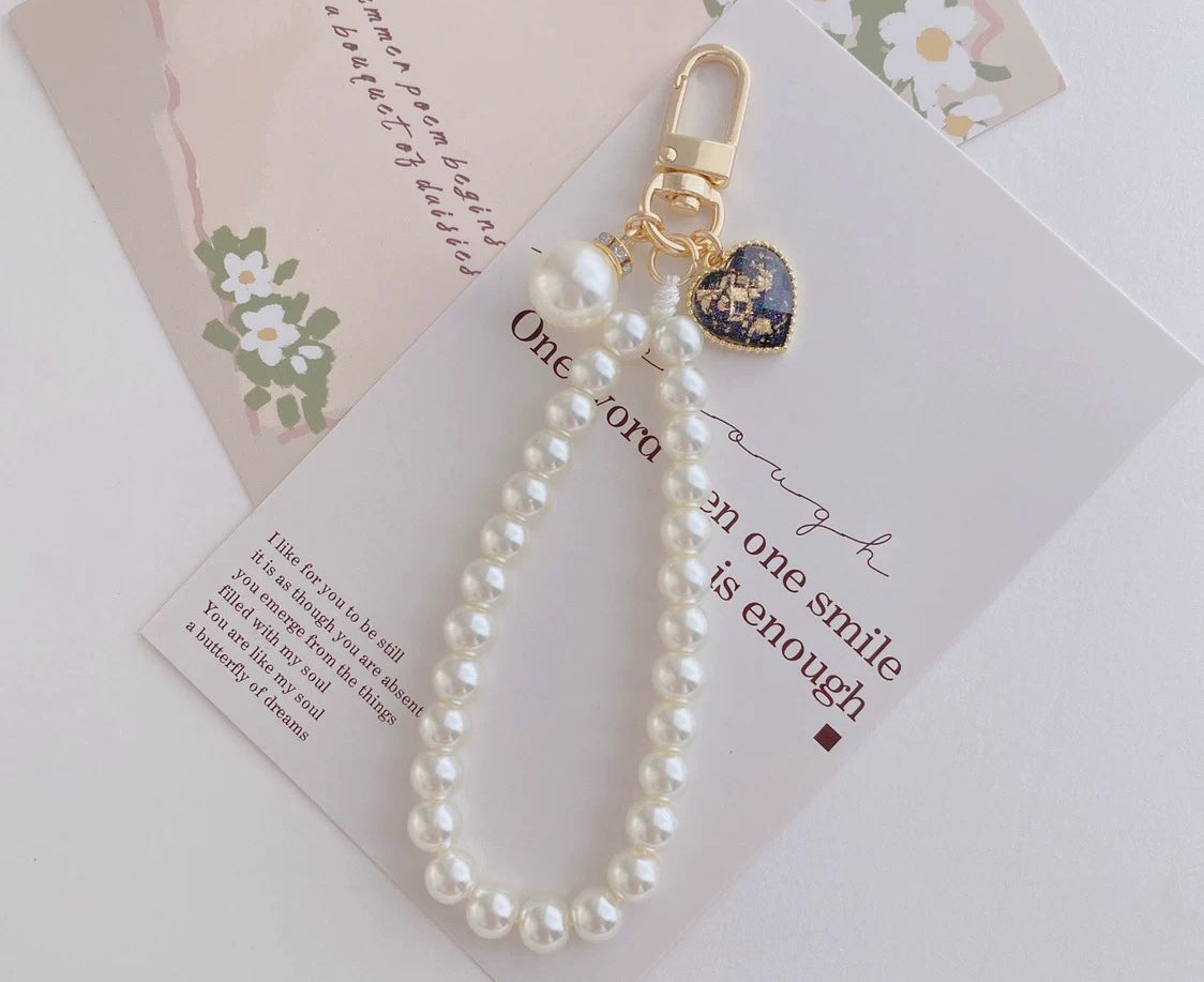Lanière de téléphone Sweetheart Pearl Elegance