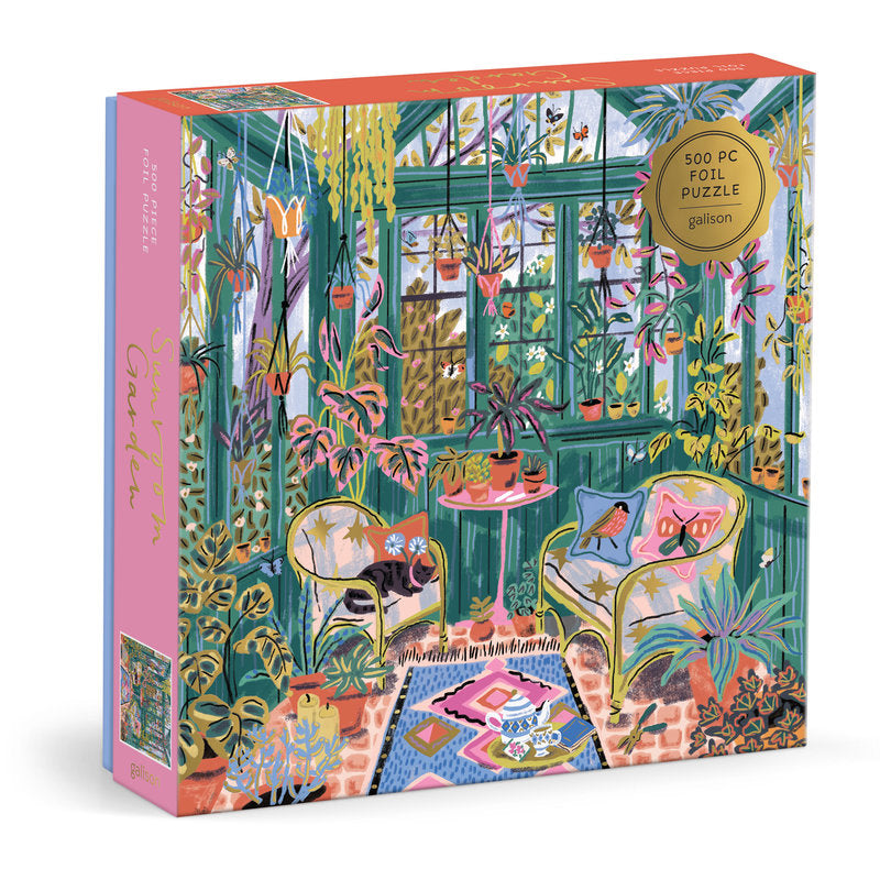 [Pre-Order] Sunroom Garden 500 Piece Foil Puzzle Galison