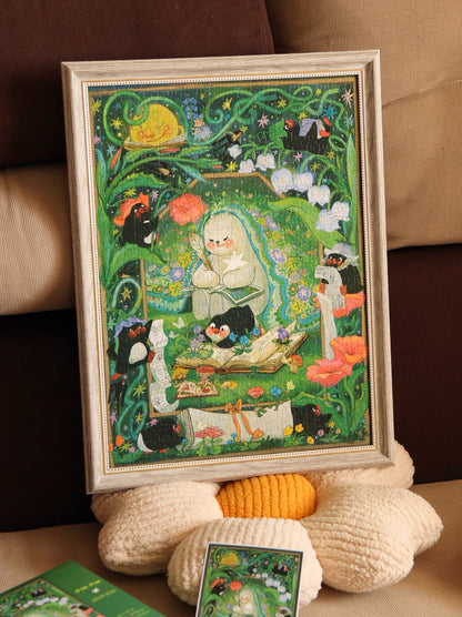 Pin Pin Bedtime Story Glow in the Dark 521 Piece Jigsaw Puzzle Pin Pin