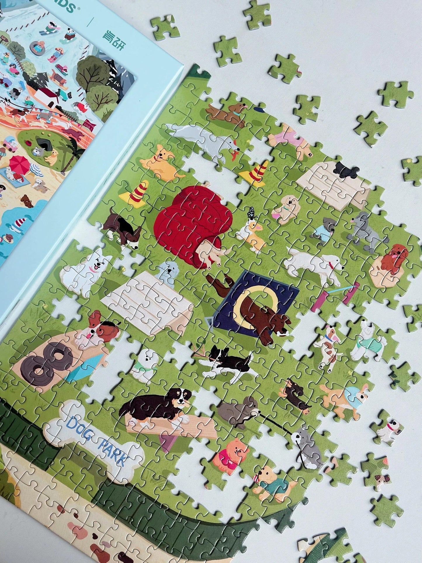 Puppy Parade Dog Sports Day 1000 Piece Jigsaw Puzzle Dream Friends