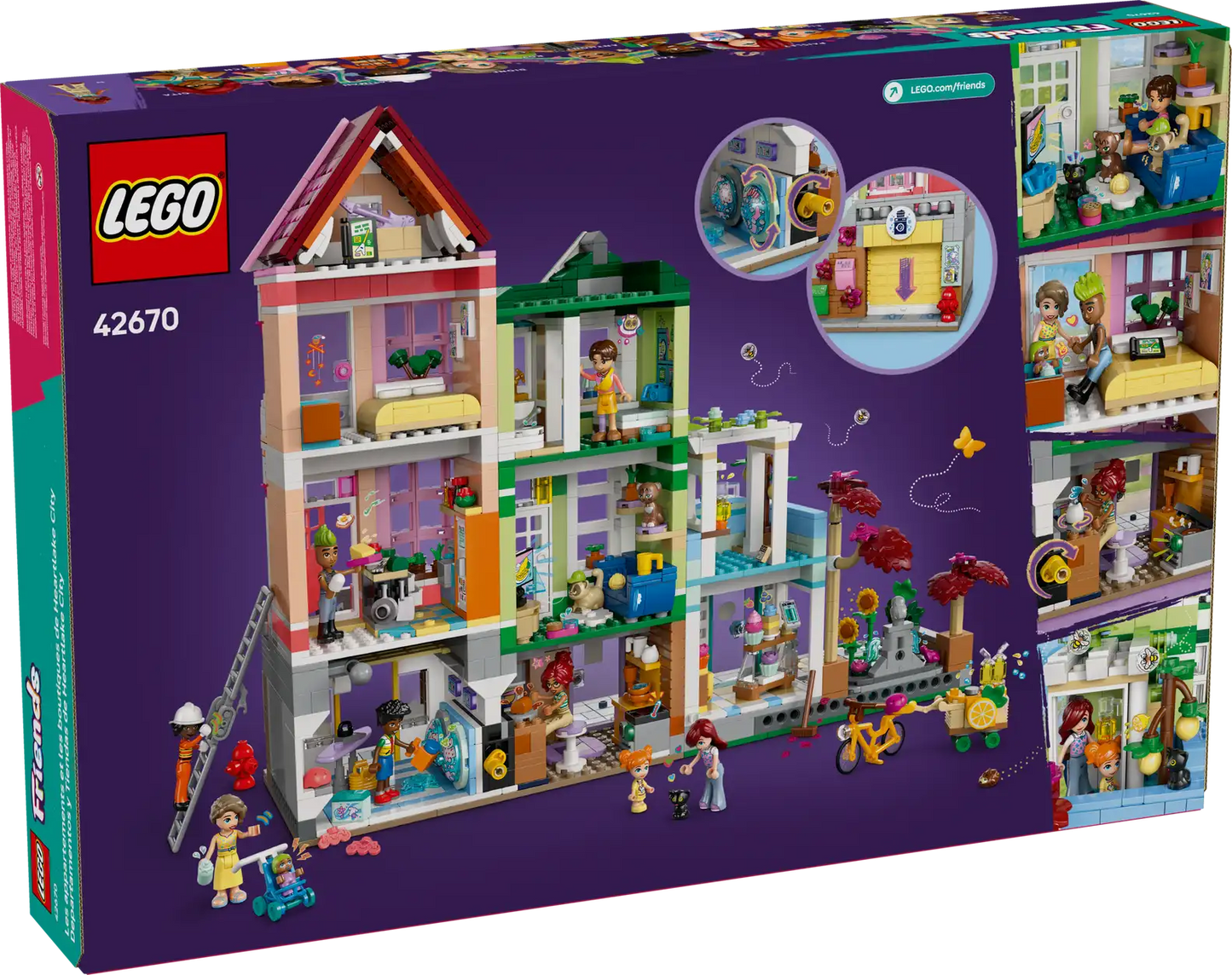 LEGO Friends Heartlake City Apartments and Stores 42670