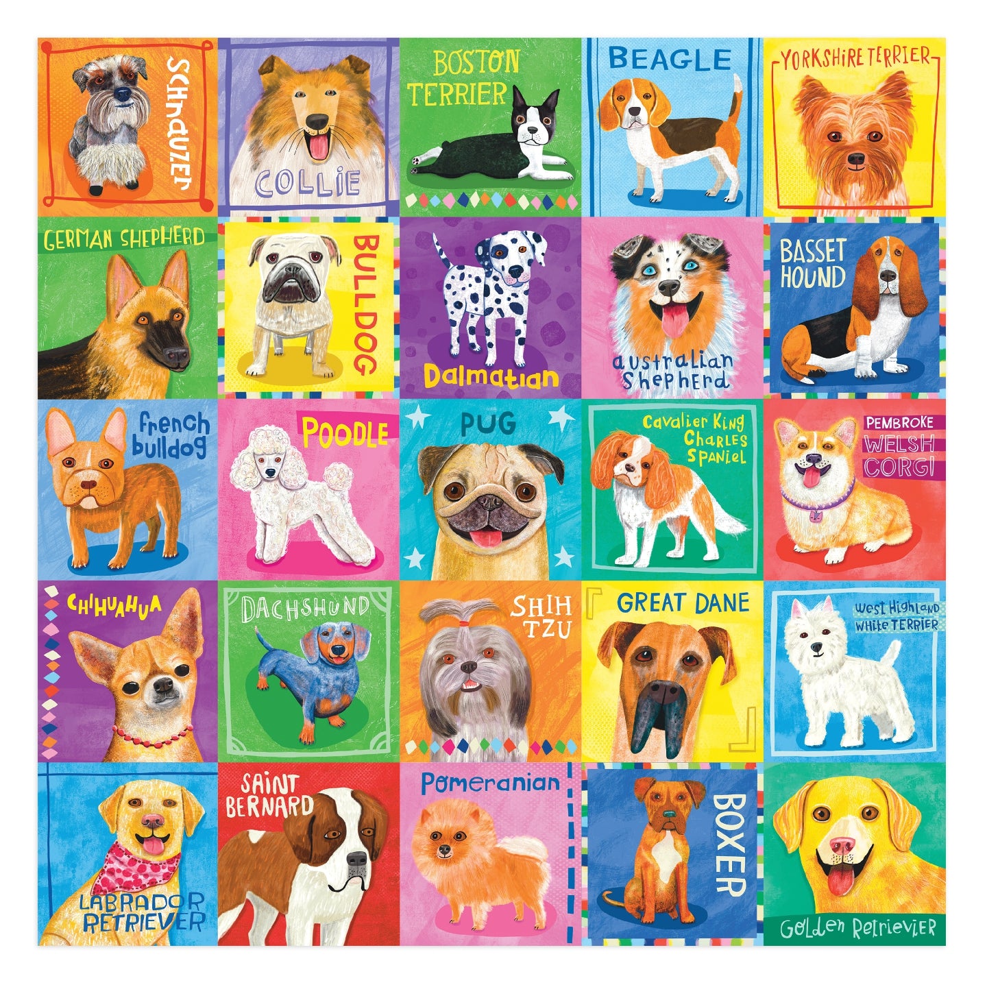 Pawsome Portraits 500 Piece Family Puzzle