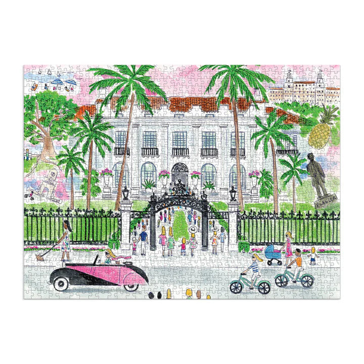 Michael Storrings A Sunny Day in Palm Beach 1000 Piece Puzzle