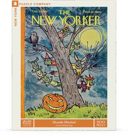 Moonlit Mischief 500 Piece Jigsaw Puzzle