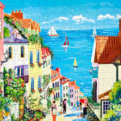 Four Seasons Village Puzzle Set