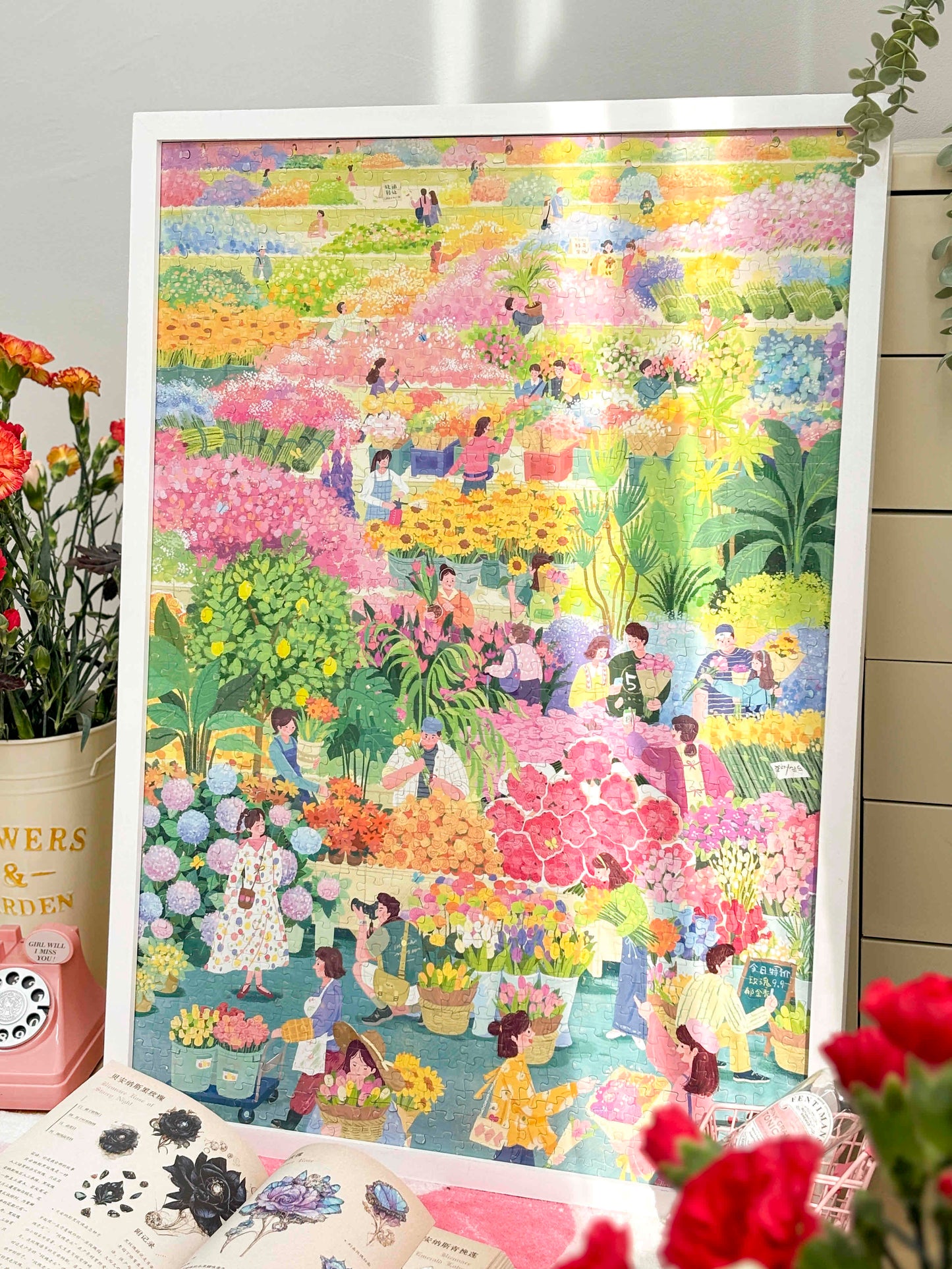 TOi World Kunming Dounan Flower Market 1000-Piece Jigsaw Puzzle TOI