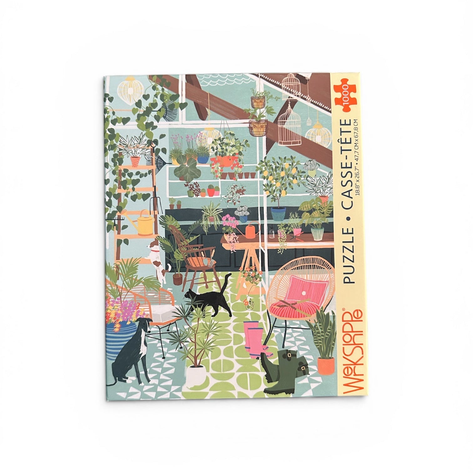 WerkShoppe Greenhouse Friends 1000 Piece Puzzle WerkShoppe