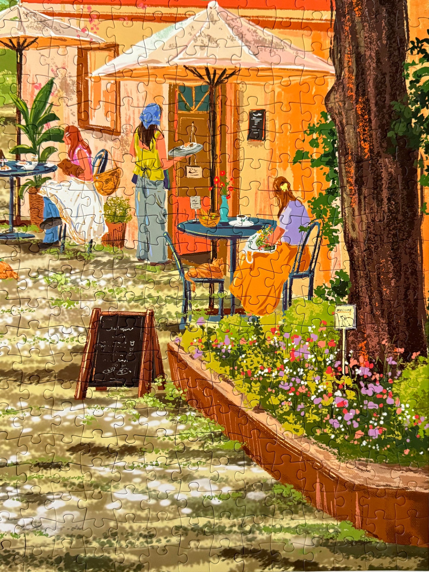 Park Cafe 1000 Piece Jigsaw Puzzle Tutu Dingdang