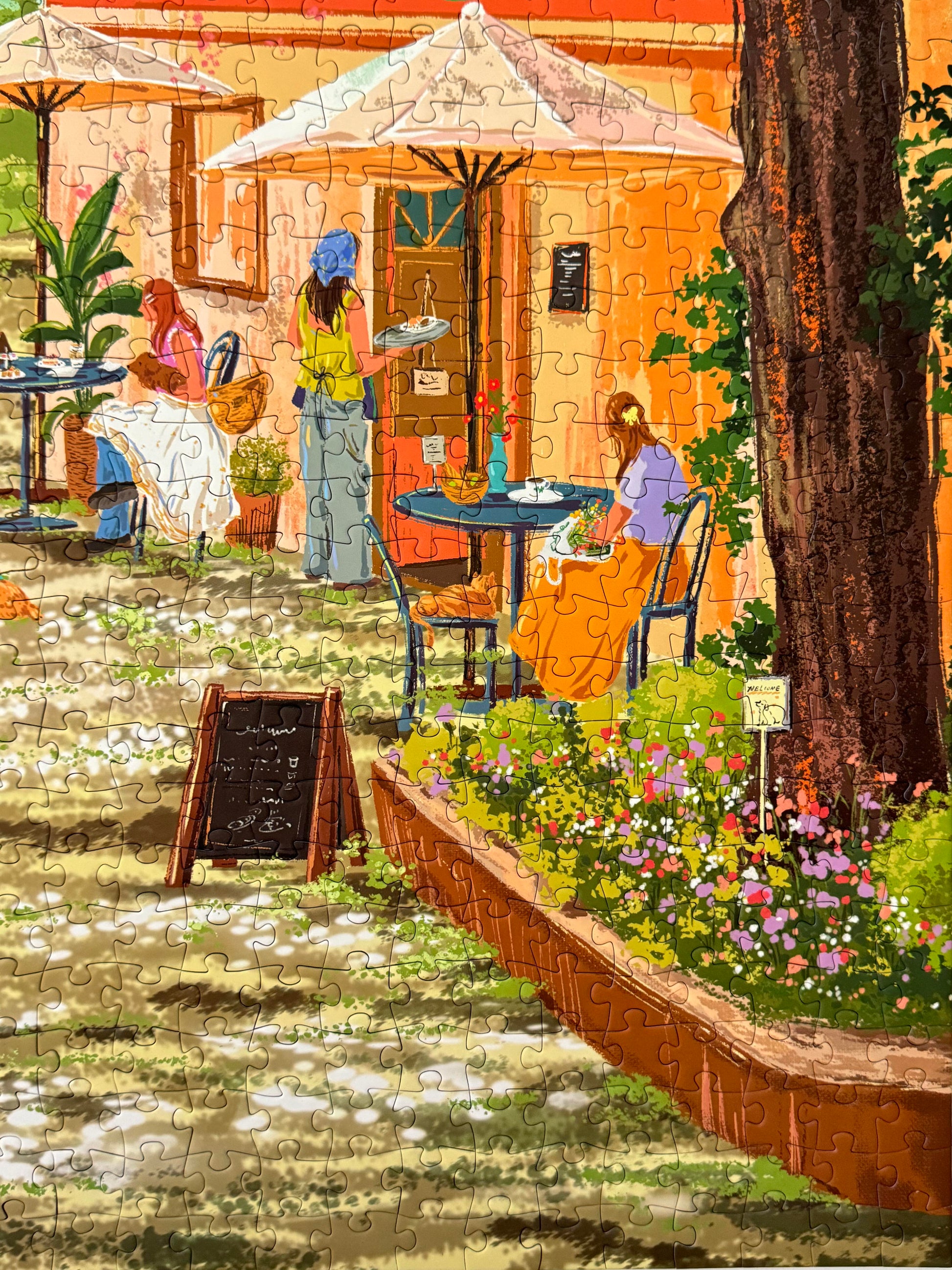 Park Cafe 1000 Piece Jigsaw Puzzle Tutu Dingdang