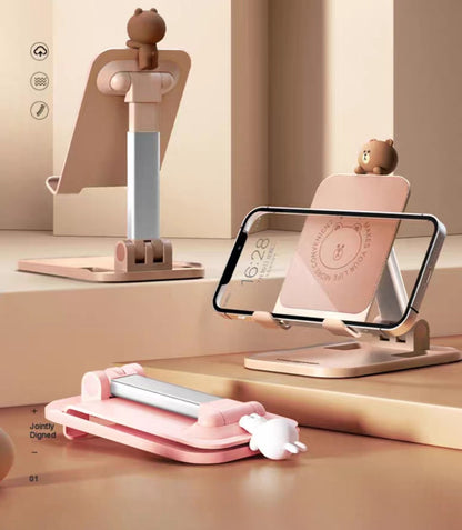 Foldable Line Friends Brown & Cony Phone Holder