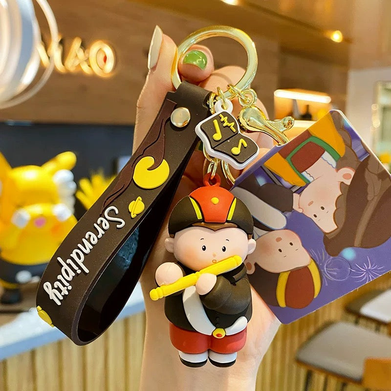Classic Art Cartoon Keychain – Cute Vintage Characters