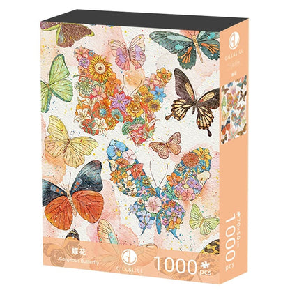 Gill & Lill Gorgeous Butterfly 1000 Piece Puzzle Gill & Lill