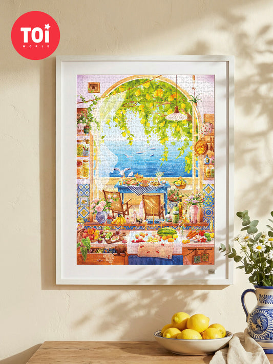 TOI Seaside Lemon Tree 1000 Piece Jigsaw Puzzle