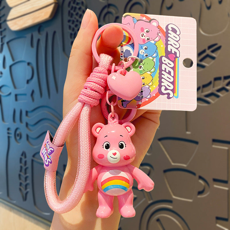 Care Bears Keychain with Strap – Cute Bag Charm for Gifts & Fans
