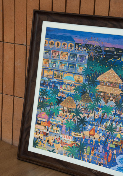 YouthWill Summer Nights Foil Jigsaw Puzzle 500 Pieces YouthWill