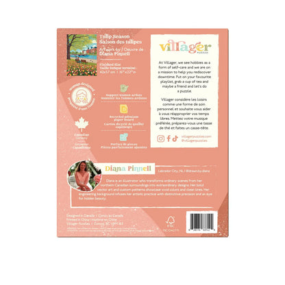Tulip Season 500-Piece Puzzle Villager Puzzles