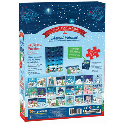 Christmas Village Advent Calendar V Boutique Studio