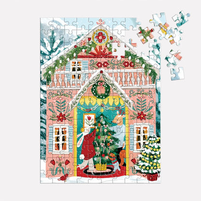 Swiss Chalet 130 Piece Ornament Puzzle Galison