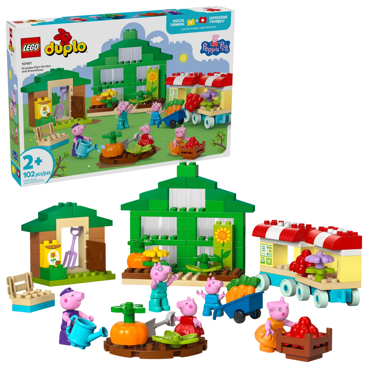 LEGO DUPLO Grandpa Pig’s Garden and Greenhouse 10461