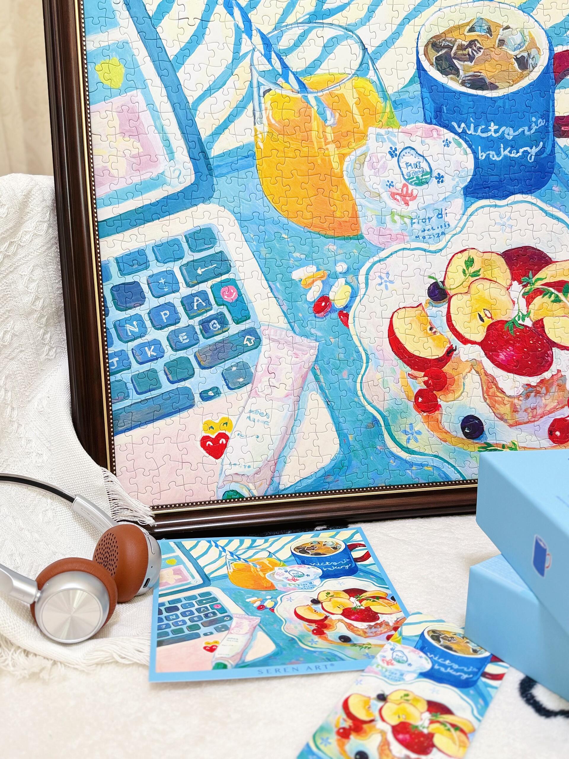 SEREN ART Blue Morning 528 Piece Puzzle SEREN ART