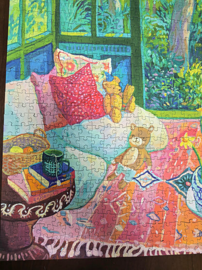 Cheese Cat’s Garden 1000 Piece Puzzle