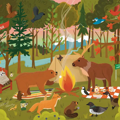 Camp Canadiana 250 Piece Puzzle Villager Puzzles