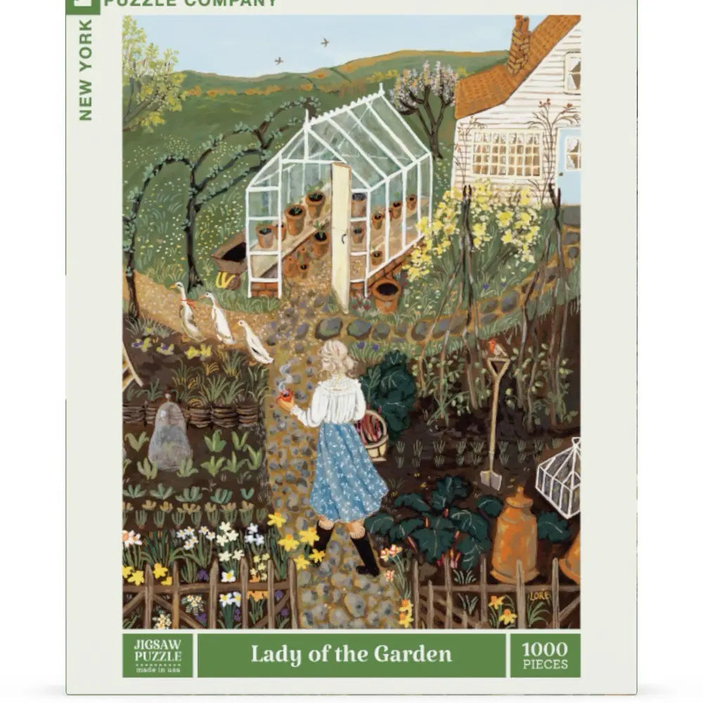 Lady of the Garden 750 Piece Jigsaw Puzzle New York Puzzle Company