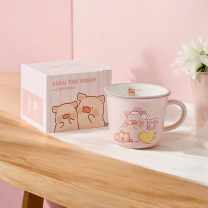 Cute Cartoon Pig Ceramic Mug