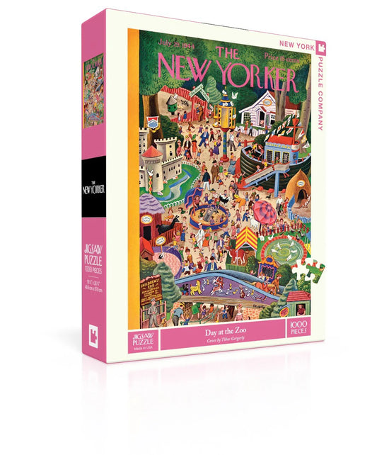 Day at the Zoo 1000 Piece Jigsaw Puzzle New York Puzzle Company