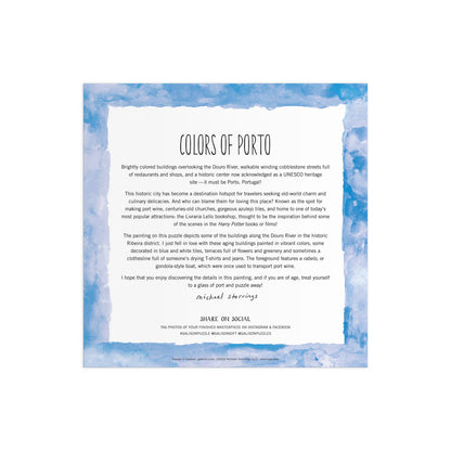 Michael Storrings Colors of Porto 500 Piece Puzzle