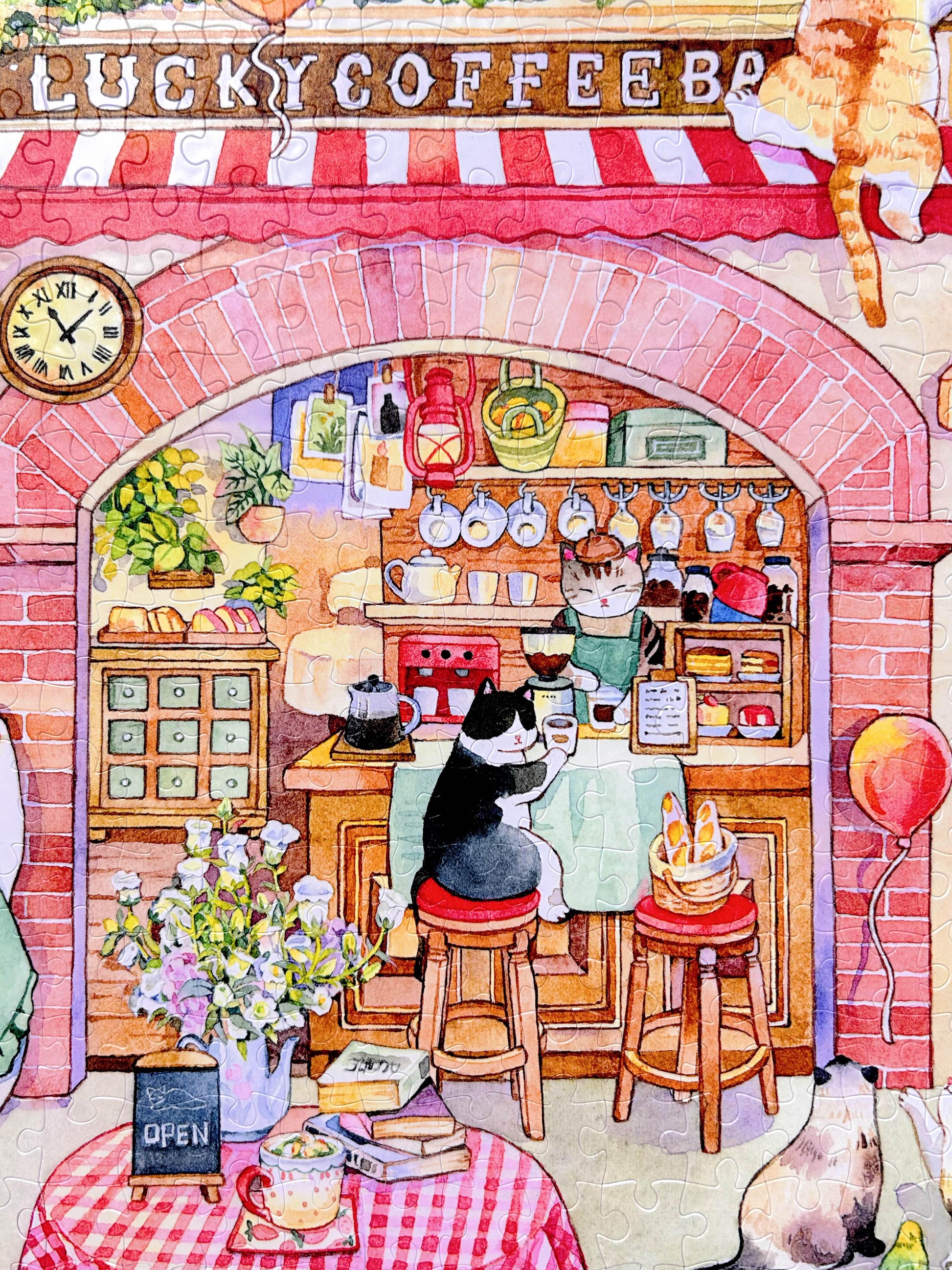 3D-JP Corner Café 504 Piece Puzzle V Boutique Studio