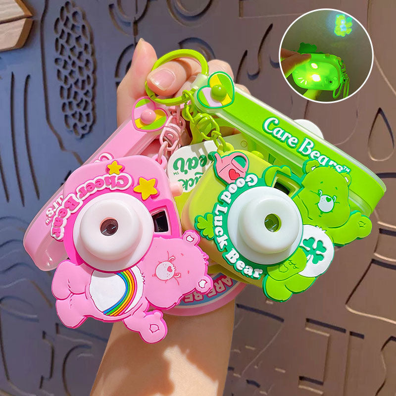 Cute Care Bears Projection Camera Keychain