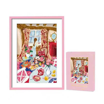 Pink Summer 1000 Piece Jigsaw Puzzle