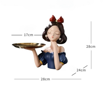 Charmante figurine décorative Blanche Neige