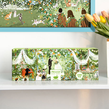 Forest Wedding 1000 Piece Jigsaw Puzzle