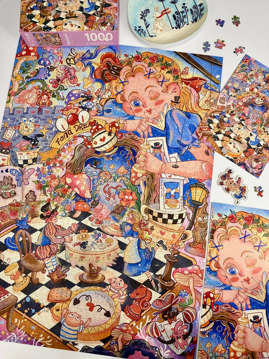 Hourglass Puzzle Alice Dream 1000 Piece Jigsaw Puzzle Hourglass Puzzle