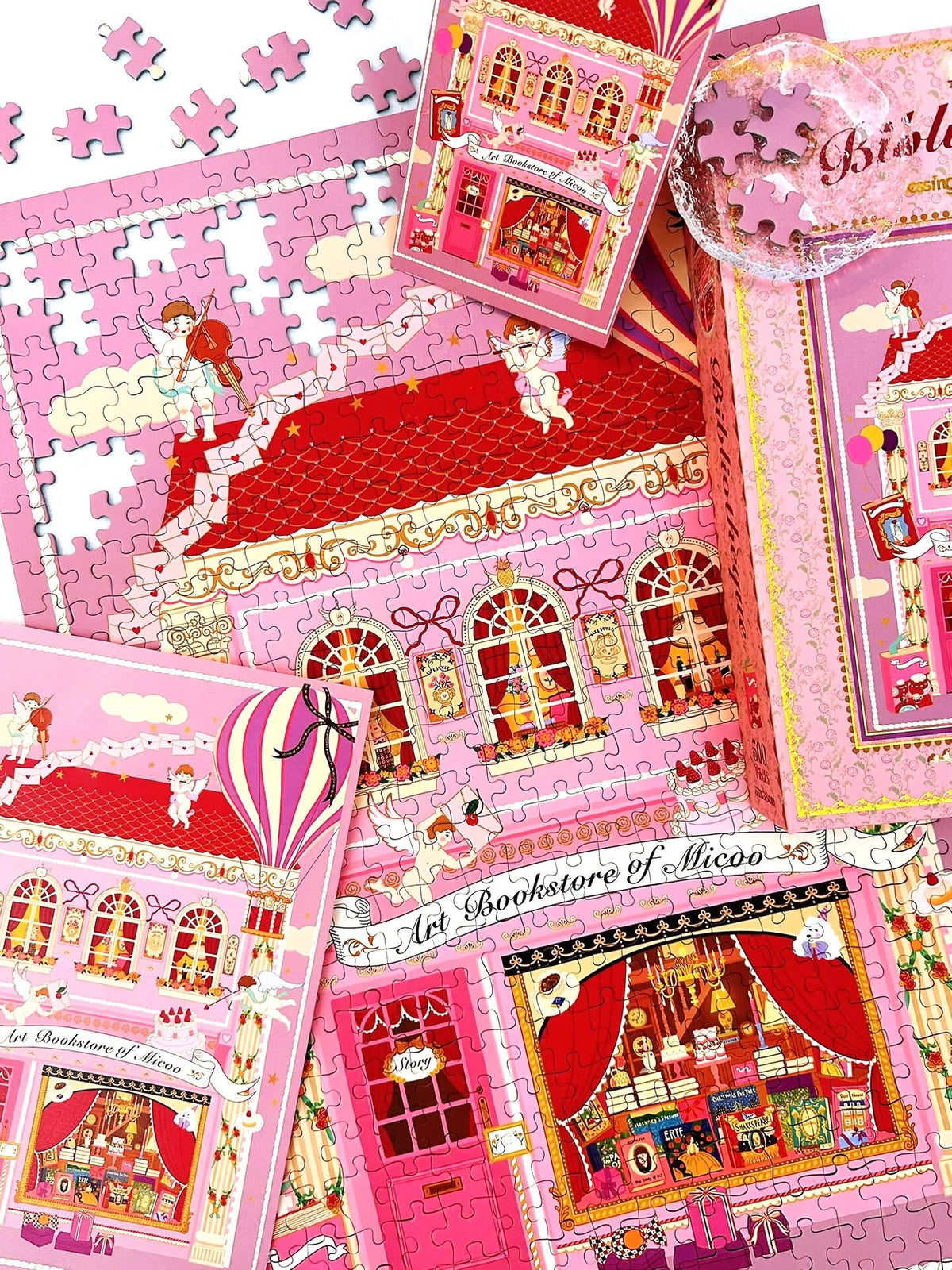 Kessing Art Bookstore of Micoo 500 Piece Jigsaw Puzzle Kessing