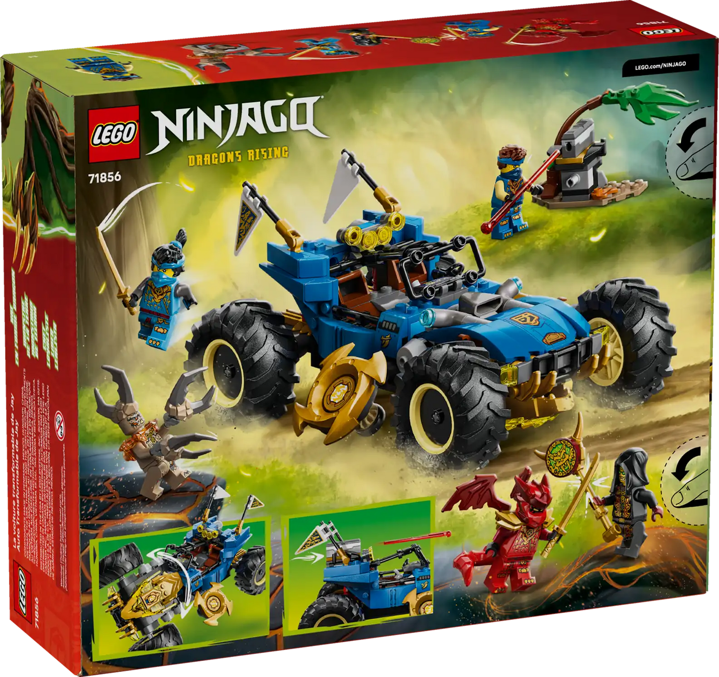 LEGO NINJAGO® Jay's Transforming Car 71856