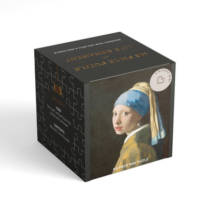 Kibifufu Girl with a Pearl Earring 168 Piece Mini Jigsaw Puzzle Kibifufu
