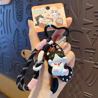 Cartoon Kitty Keychain