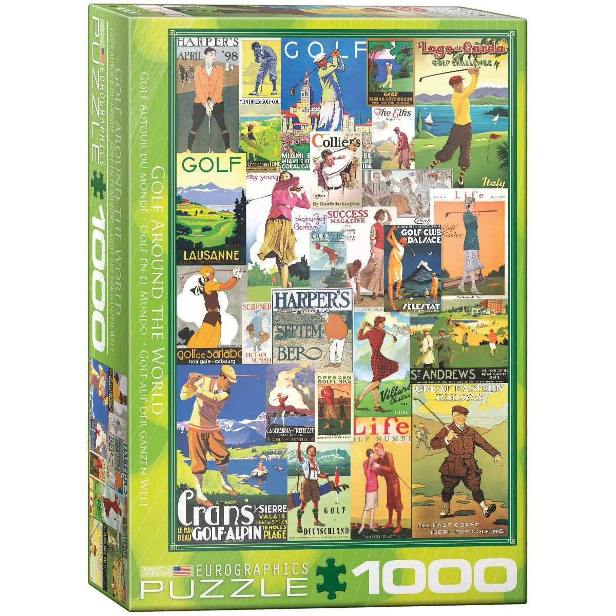 Golf Around the World 1000 Piece Puzzle