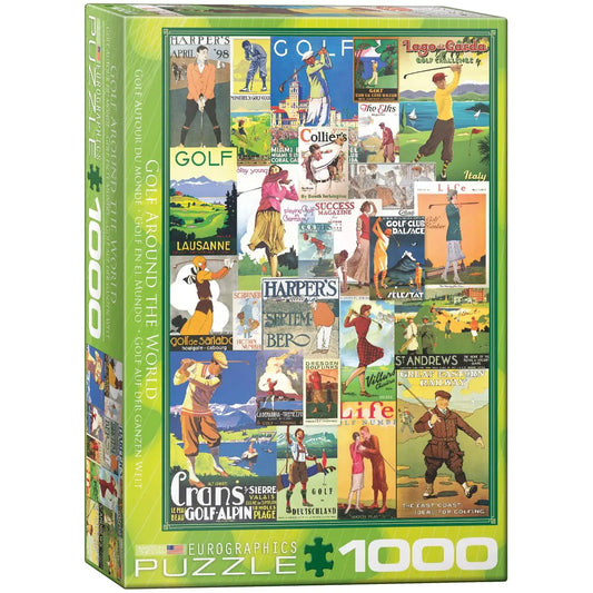 Golf Around the World 1000 Piece Puzzle