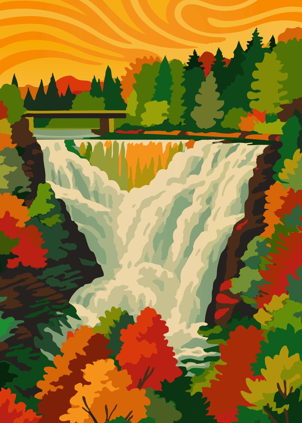 [Pre-Order] Autumn Cascade 1000 Piece Puzzle Villager Puzzles