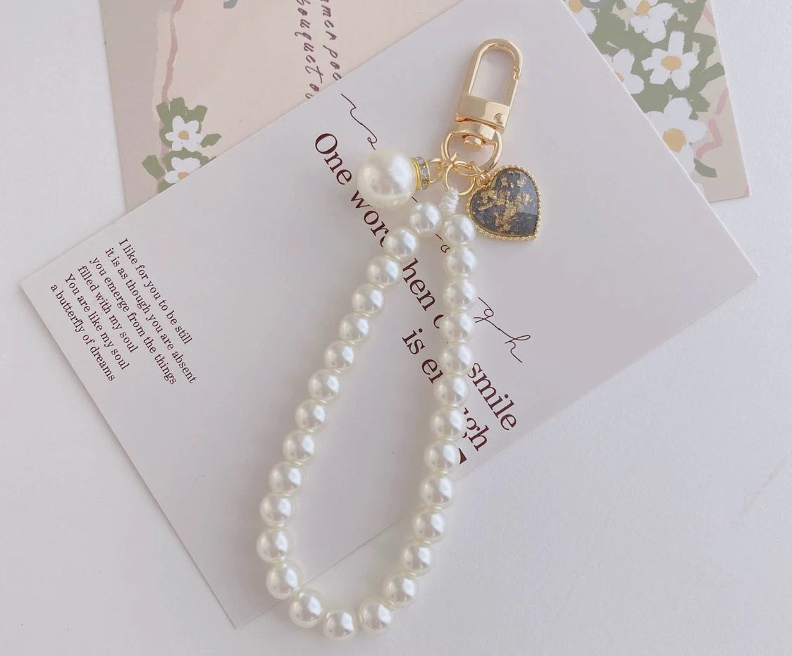 Lanière de téléphone Sweetheart Pearl Elegance