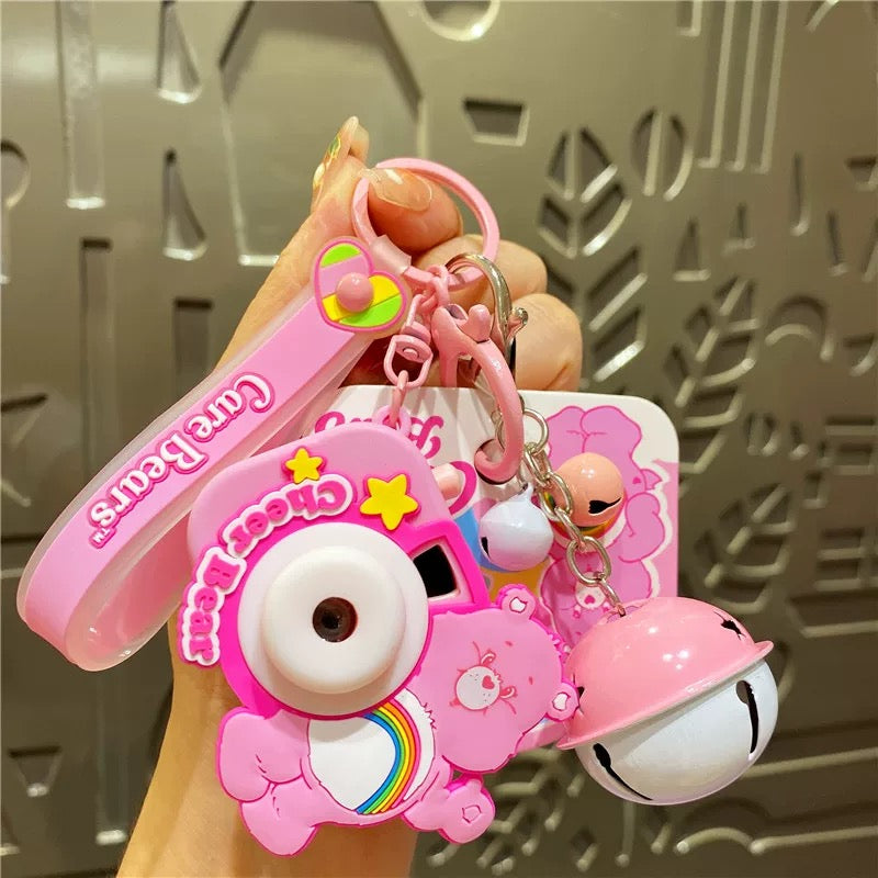 Cute Care Bears Projection Camera Keychain